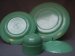 #1838  Green Plastic Beetleware Set, circa 1940s