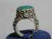 #1200 Large Silver Ring from Tibet, circa 1900 - 1950