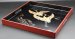 #1866  Japanese Gold Lacquered "Flying cranes" Tray