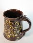 #1634  Rare Slip Decorated Tankard "For God And Parliament" **SOLD** February 2020