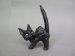 #1611  Art Deco pottery Black Cat, circa 1920s - 1930s   **Sold**  2018