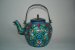 #0056  19th Century Chinese Cloisonne Enamel Tea Kettle **Sold**  to China - November 2010 售至中国 - 2010年11 月