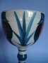 #0099  Large Tin-Glazed Studio Pottery Goblet by Ian Caiger-Smith , made 1967  **Sold to USA** December 2020